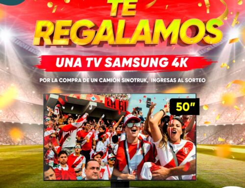 Gana una TV Samsung de 50 pulgadas con Camiones Chinos Perú dpor la Copa América 2024